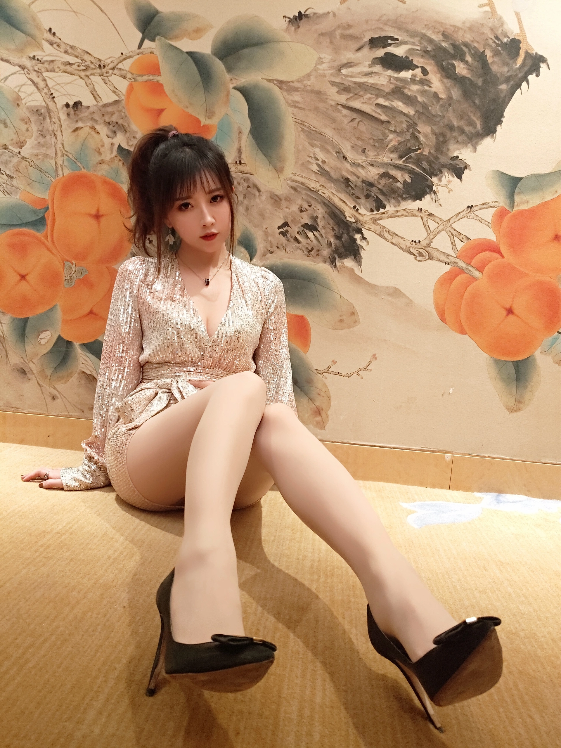 小女巫露娜 - NO.14 亮片裙肉丝 2