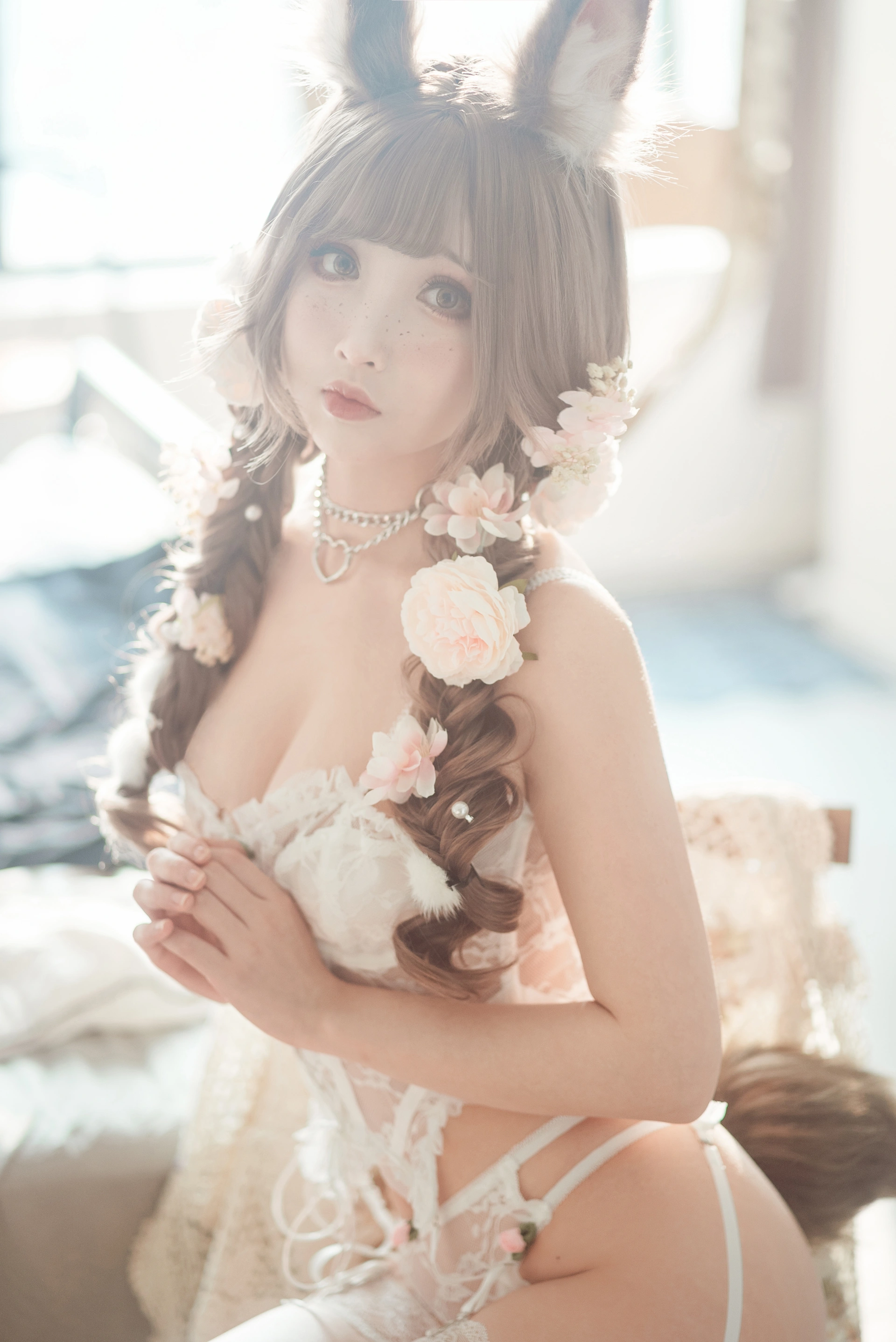 rioko凉凉子 - NO.67 花涧兔 2